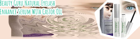 Beauty guru natural eyelash enhancer serum