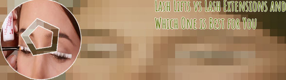 Lash lift with extensions