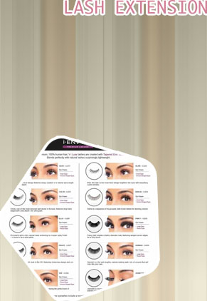 Natural looking lash extensions